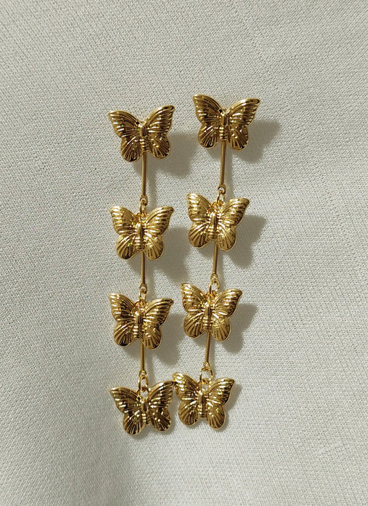 Enchante Butterfly Anti Tarnish Earrings