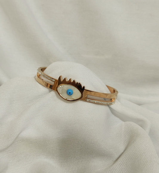 Gold Evil Eye Anti-Tarnish Bracelet